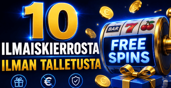 10 ilmaiskierrosta ilman talletusta