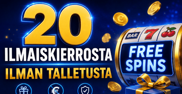 20 ilmaiskierrosta ilman talletusta