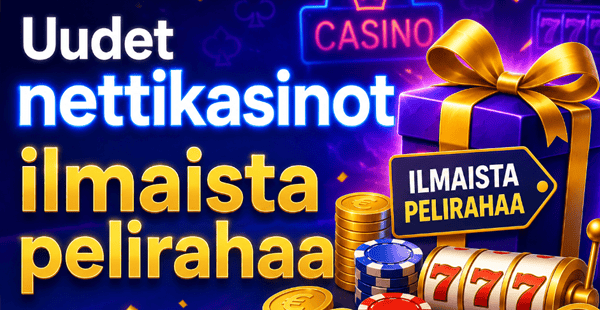 Uudet nettikasinot ilmaista pelirahaa