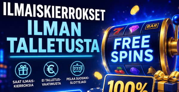 ilmaiskierrokset ilman talletusta